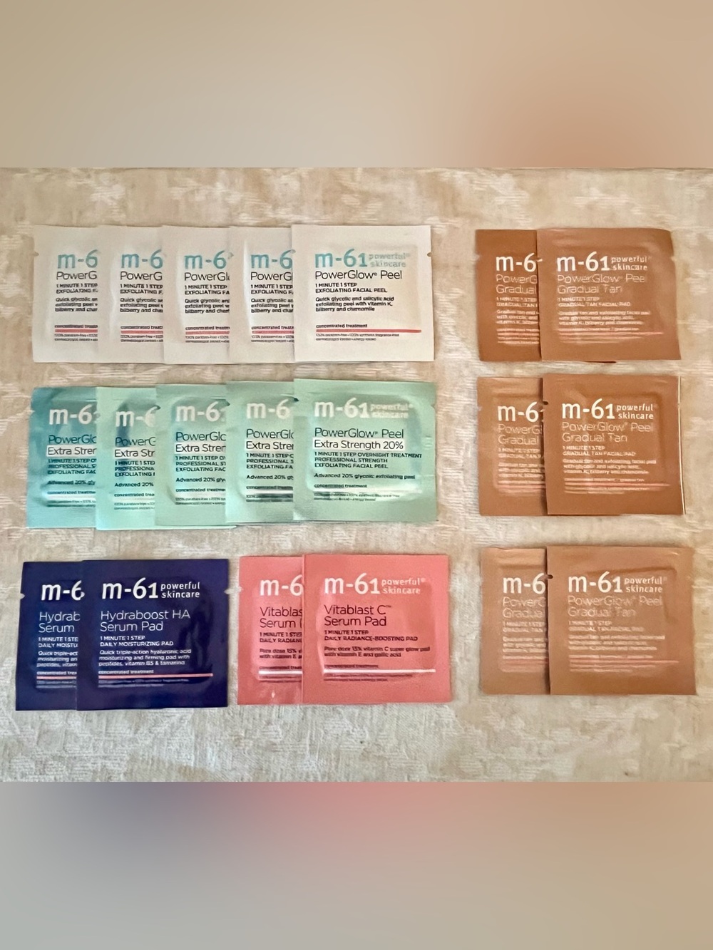M-61 Sample Pack Serum Pads, 20ct